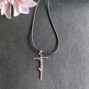 Stainless Steel Pray Cross Necklace